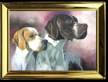 Pointers - featured artist Stuart Mallard, International All Breeds Judge, UK 