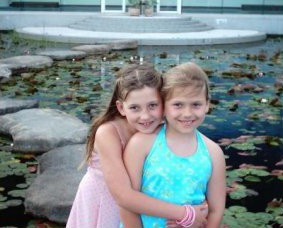 Olivia (left) and Gioia