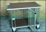 1 berth JUMBO trolley 90 x 71 x87 high. Weight 16kg. - from Dog Show Equipment, Sydney, NSW - Retails for approximately Aust$515