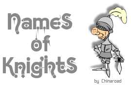 Names of Knights