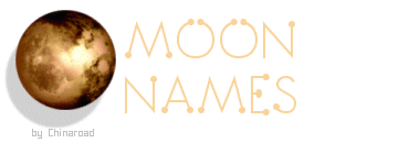 MOON NAMES  in the solar system and in fiction